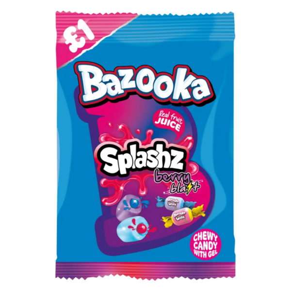 Bazooka Splashz Berry Blast