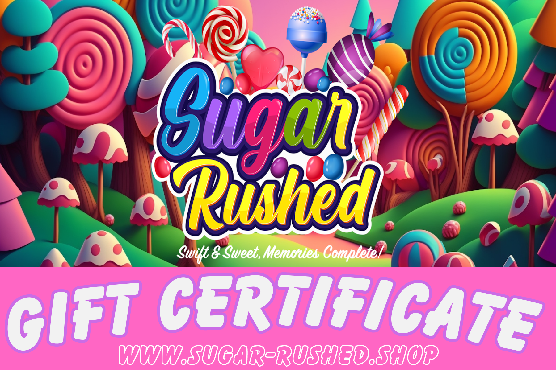 Sugar Rushed Gift Certificate - Sugar Rushed