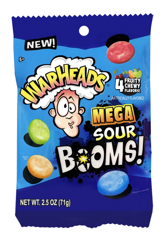 Warheads Sour Booms Fruit Chews