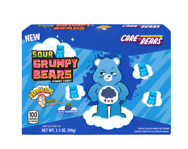 Warheads Sour Grumpy Bears Theatre Box