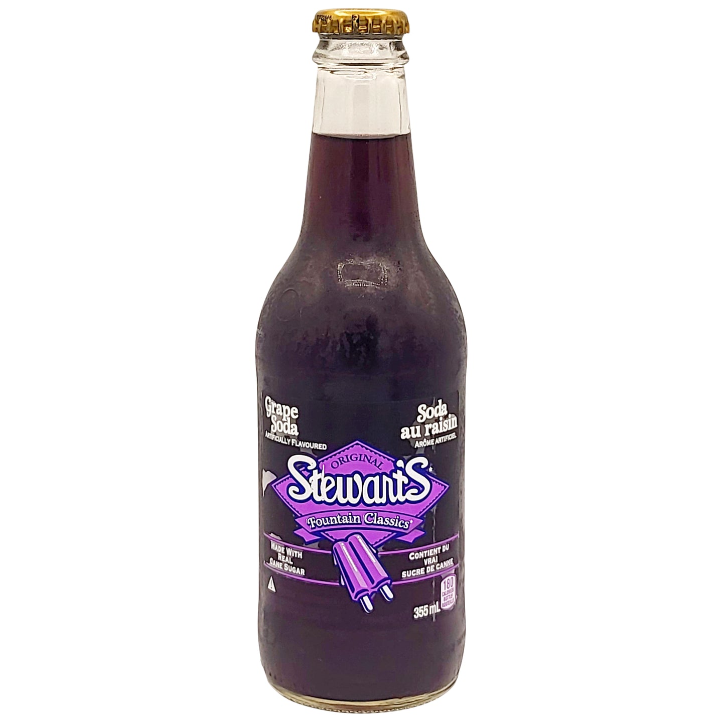 Stewart's Grape Soda Pop