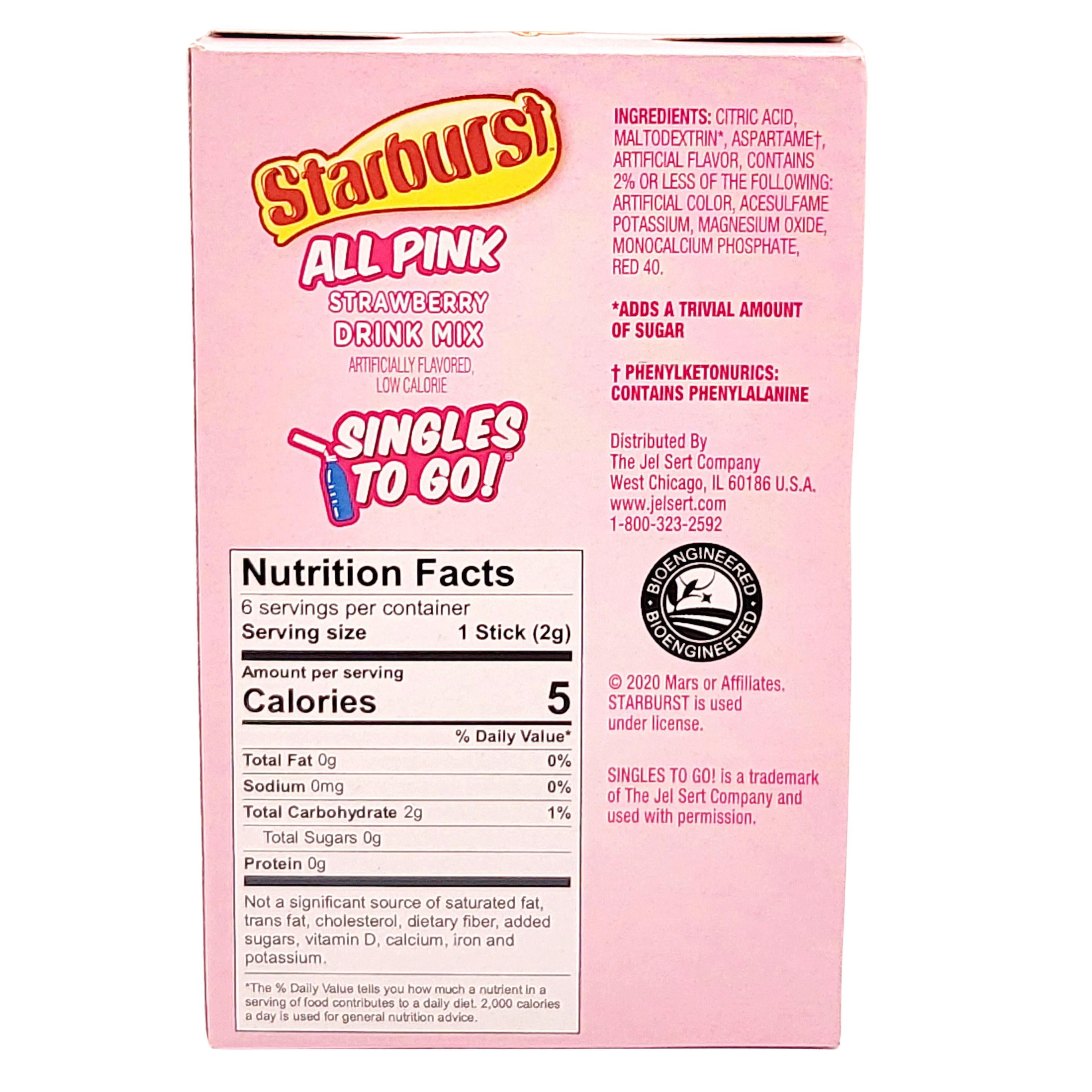 Starburst Drink Mix (ALL PINK)