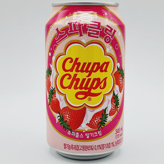 Chupa Chups - Sparkling Strawberries n' Cream (345ml)