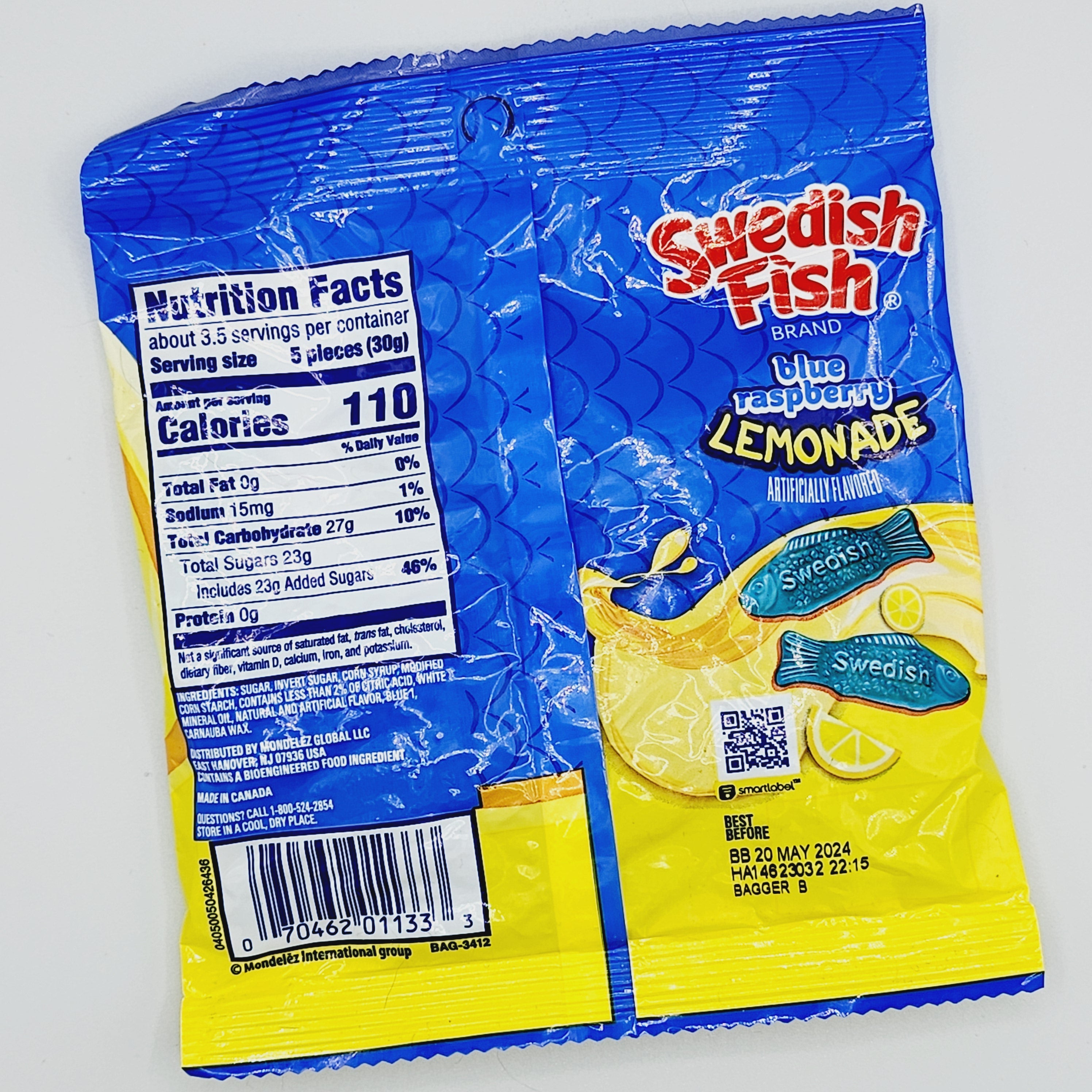 Swedish Fish (blue raspberry LEMONADE)