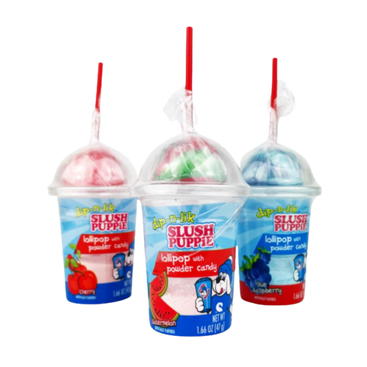 SLUSH PUPPIE dip-n-lik Lollipop & Candy Powder