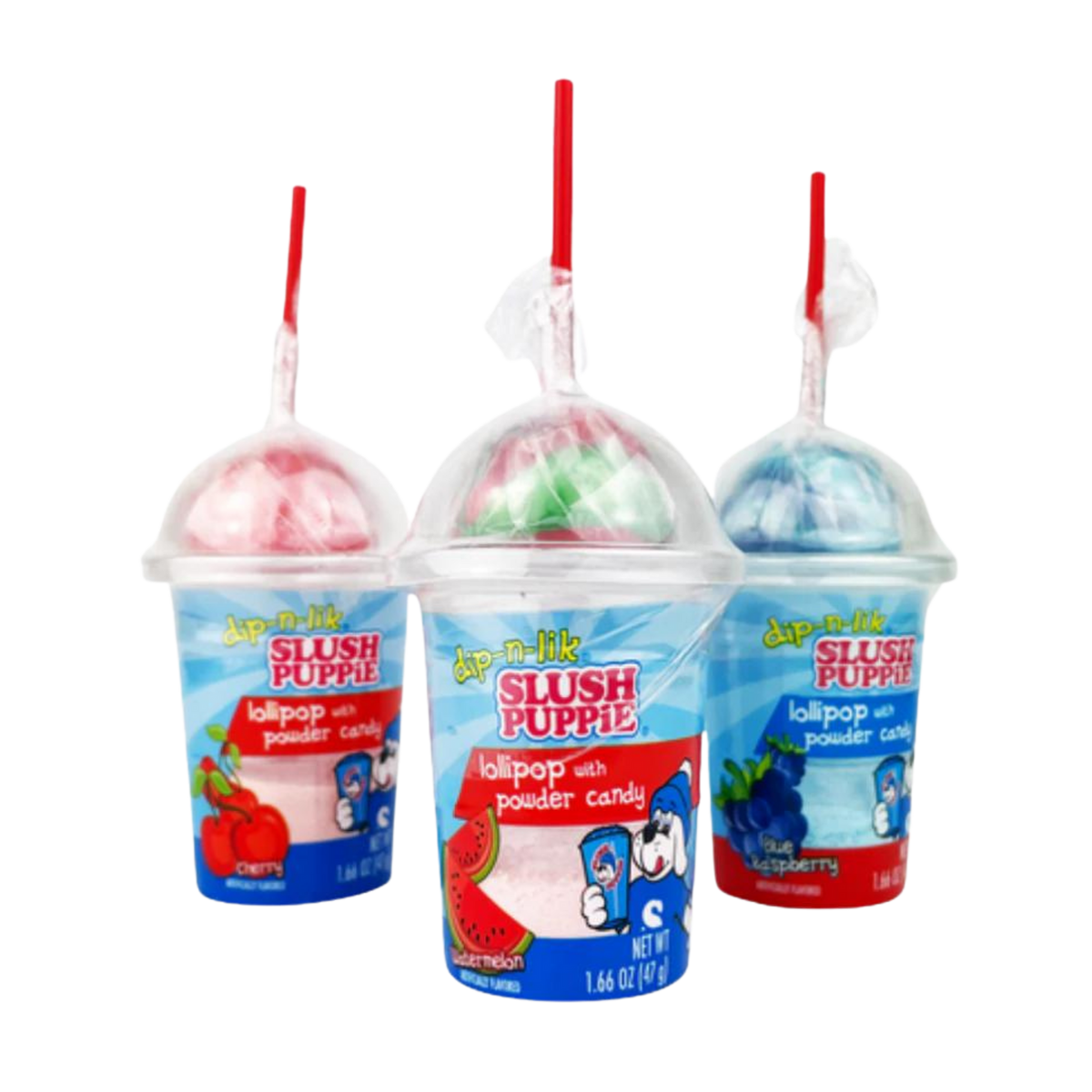 SLUSH PUPPIE dip-n-lik Lollipop & Candy Powder