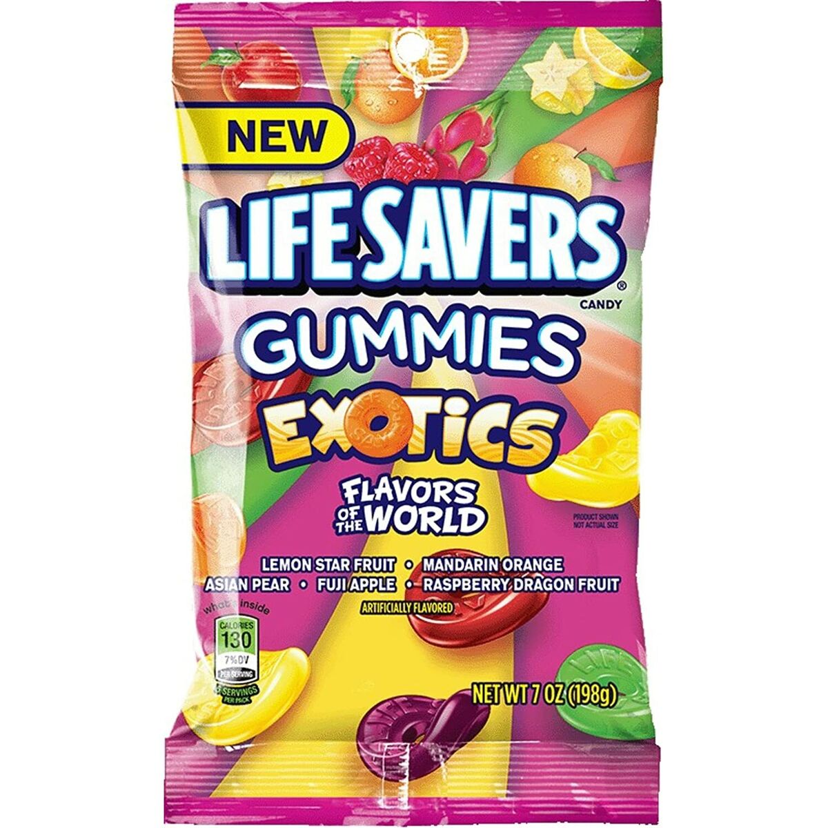 Lifesavers Gummies Exotics Peg Bag