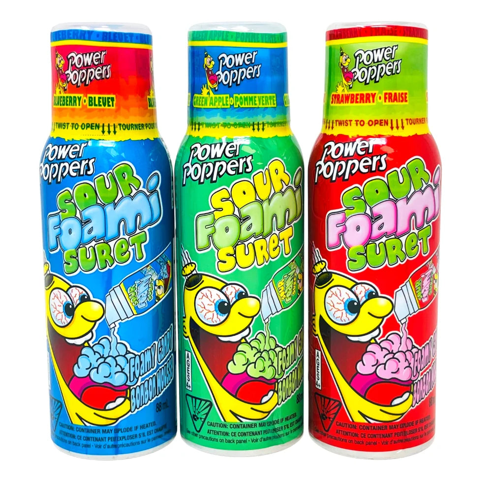 Power Poppers Sour Foami