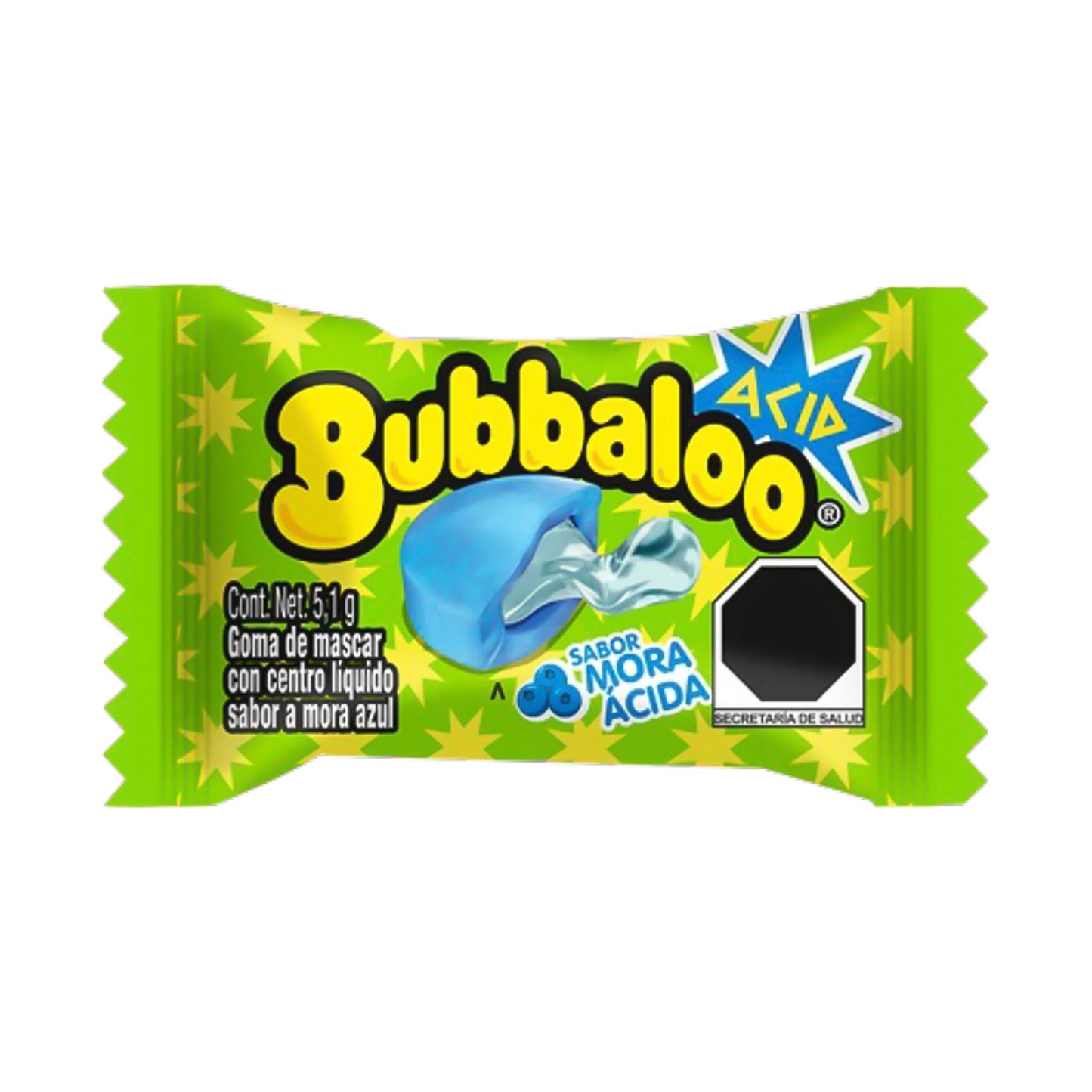 Bubbaloo Filled Gum (Mora Acida) Sour