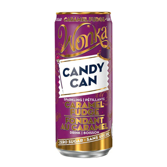 WONKA Caramel Fudge Candy Can