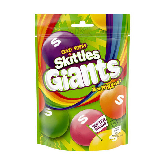 Skittles GIANTS Crazy Sours