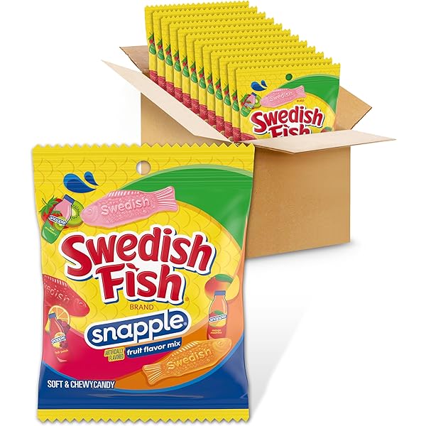 Swedish Fish SNAPPLE Peg Bag