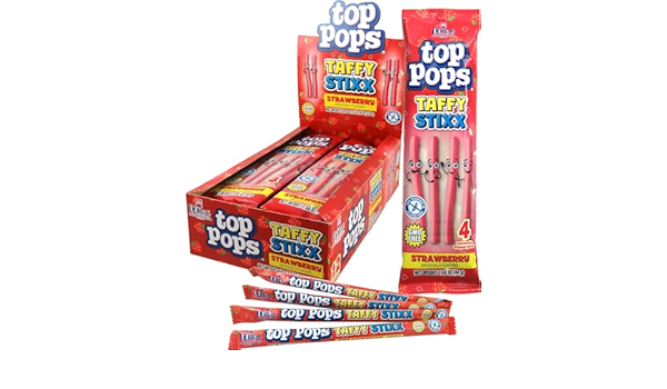 Top Pops Taffy Stixx (Strawberry)