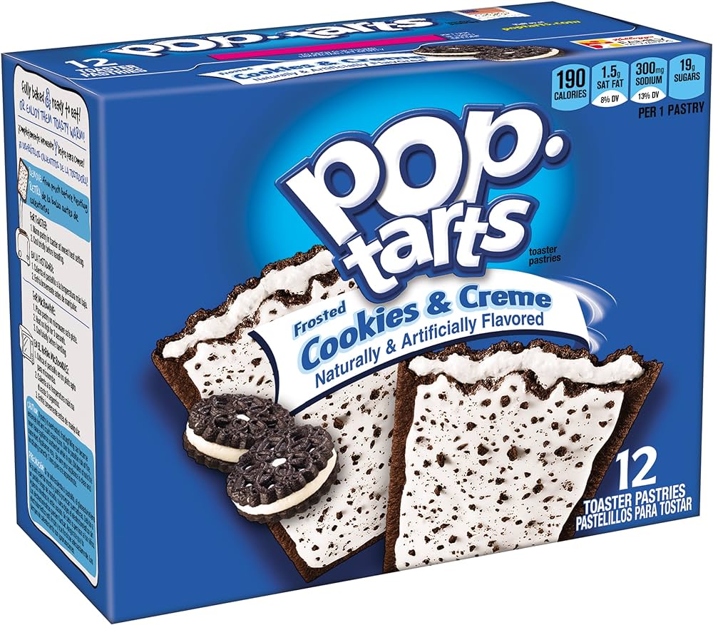 Pop Tarts (Cookies & Cream)