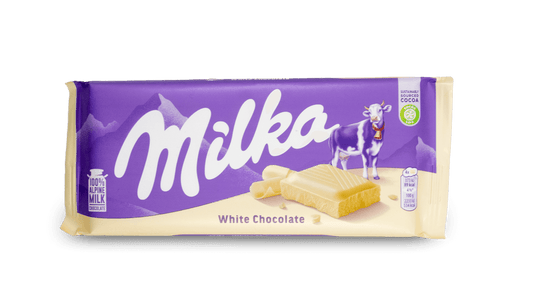 Milka White Chocolate Bar