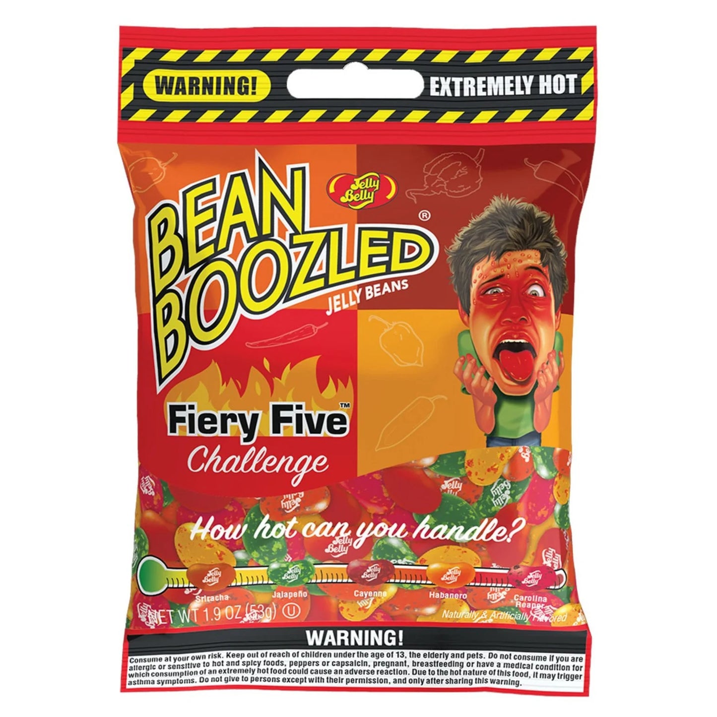 Bean Boozled Fiery Five Challenge