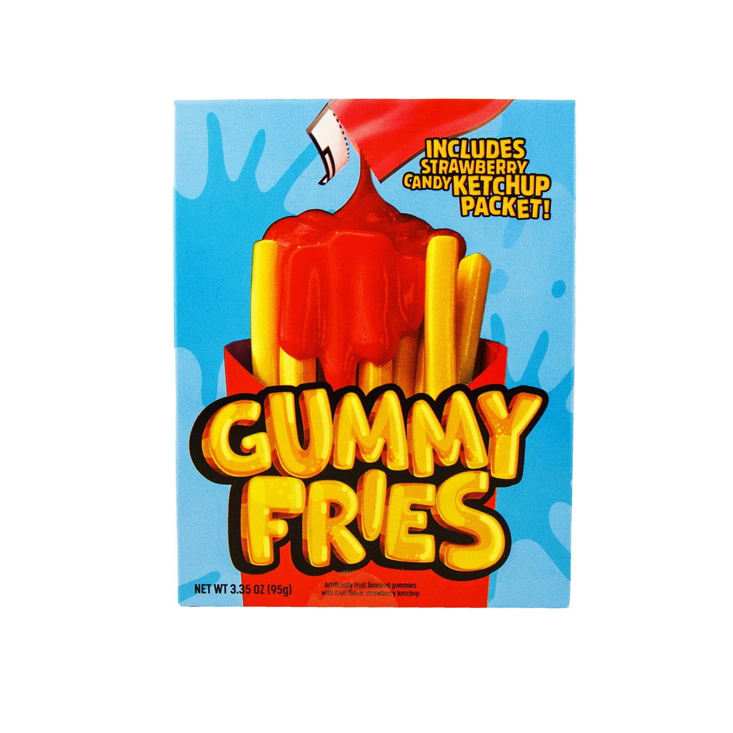 Gummy Fries with Ketchup Candy