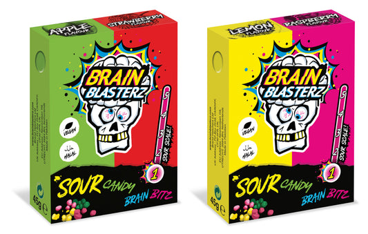 Brain Blasterz Sour Candy Brain Bitz Sweets