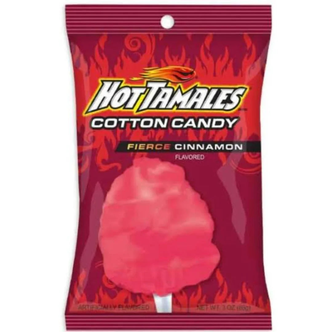 Hot Tamales Cinnamon Cotton Candy (85g)