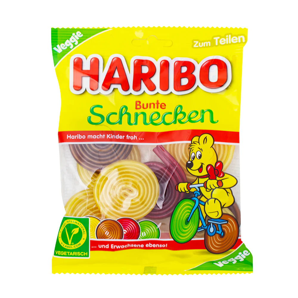 Haribo Bunte Schnecken (Colorful Wheels)