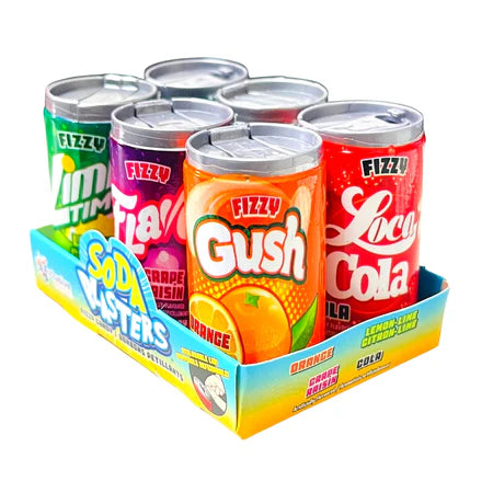 Soda Blasters Fizzy Candy 6-Pack