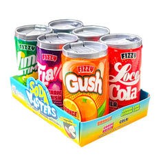 Soda Blasters Fizzy Candy 6-Pack