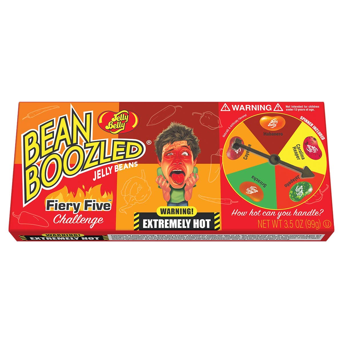 Jelly Belly Beanboozled Fiery Five Box