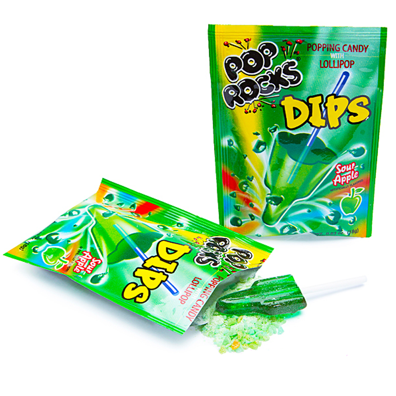 Pop Rocks Dips (Sour Apple)