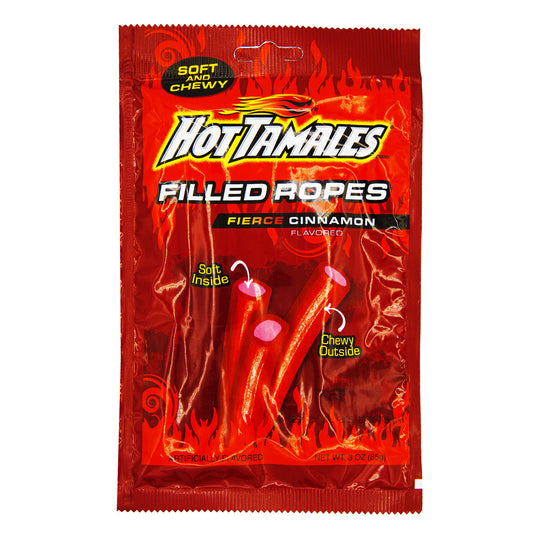 Hot Tamales Licorice Filled Ropes