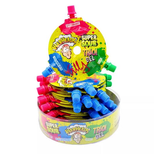 Warheads Super Sour Gel Trio Wheel